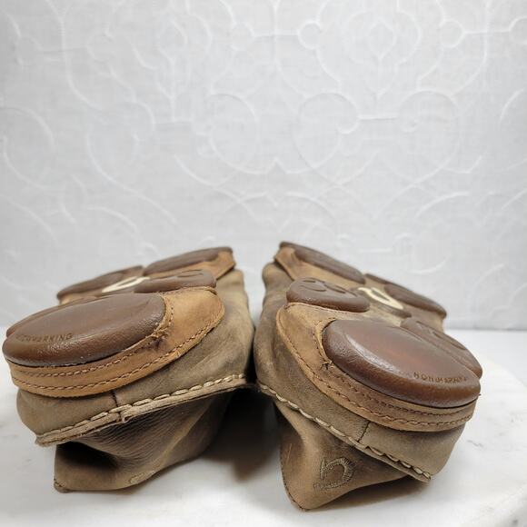 OluKai‎ Moala Shoes Mens 13M Brown Classic Leather Slip On Loafer - Picture 12 of 15